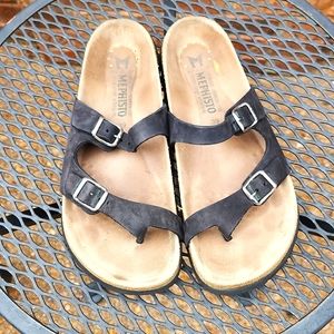 Mephisto W's 39 Black Sandals